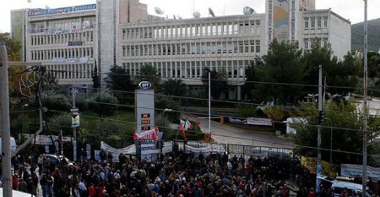 ERT polis müdahalesiyle boşaltıldı