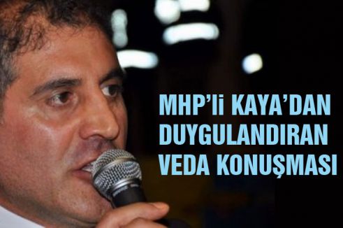 Erzurum İl Başkanı Kaya Duygulandırdı