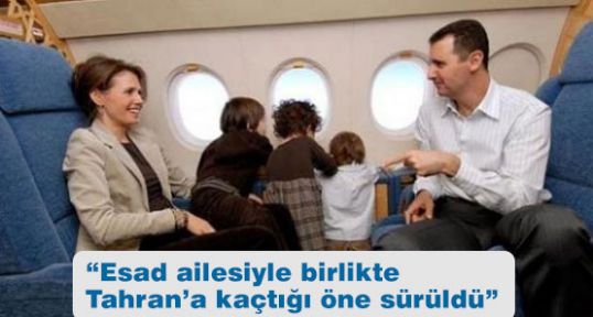 Esad ailesiyle birlikte Tahran'amı kaçtı?