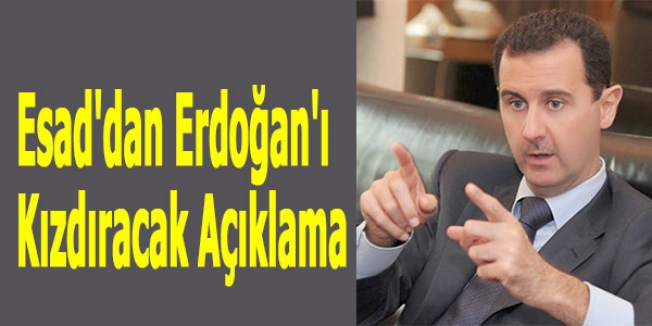 Esad'dan Erdoğan'ı Kızdıracak Açıklama