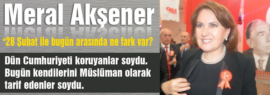 Etkinlikte Meral Akşener Rüzgarı...
