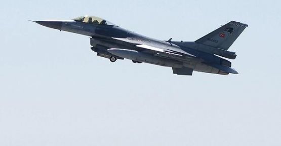 F16'lar Suriye sınırında devriyede
