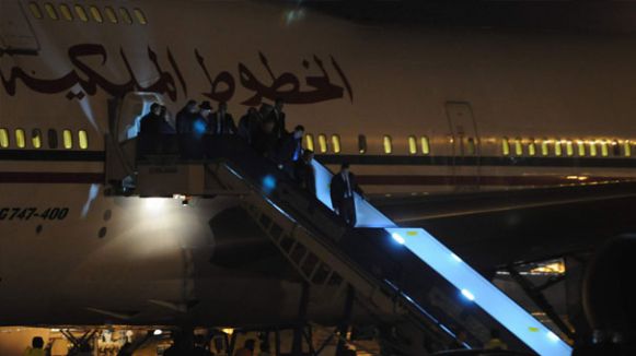 Fas Kralı 5 uçakla Türkiye'de