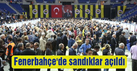 Fenerbahçe'de sandıklar açıldı