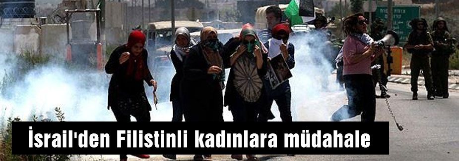 Filistinli kadınlara müdahale