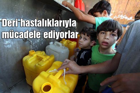 Filistinliler hastalıklarla mücadele ediyor