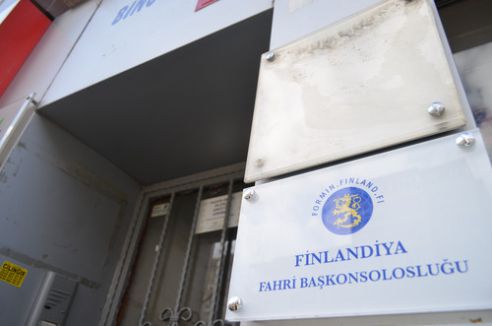 Finlandiya Konsolosluğu'nda korku dolu dakikalar