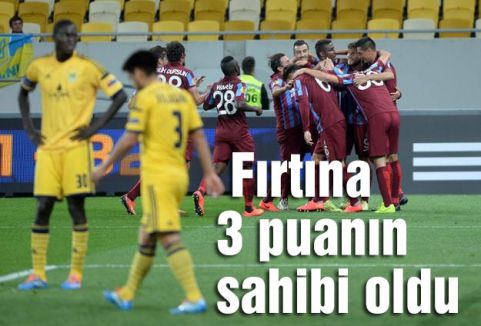 Fırtına 3 puanın sahibi oldu