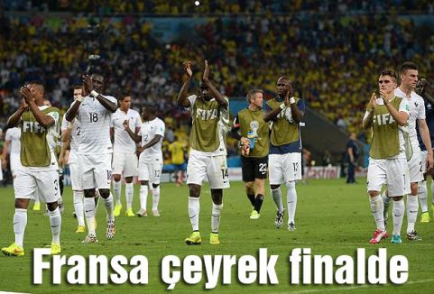Fransa çeyrek finalde