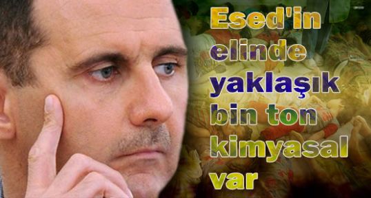 Fransa, Esed'in elinde bin ton kimyasal...