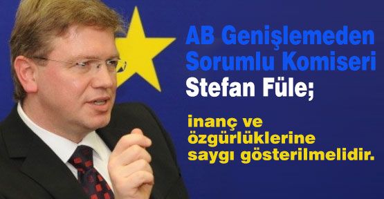 Füle, inanç ve özgürlüklere saygı..