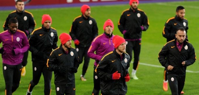Galatasaray son antrenmanını yaptı