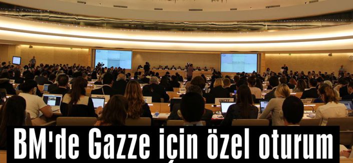 Gazze için özel oturum