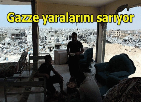 Gazze yaralarını sarıyor...
