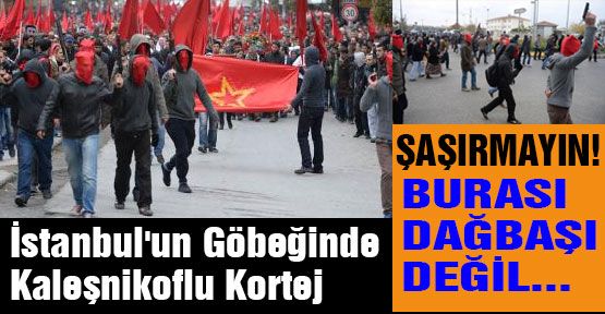 Gedik'in Cenazesinde Kaleşnikoflu Korteş....