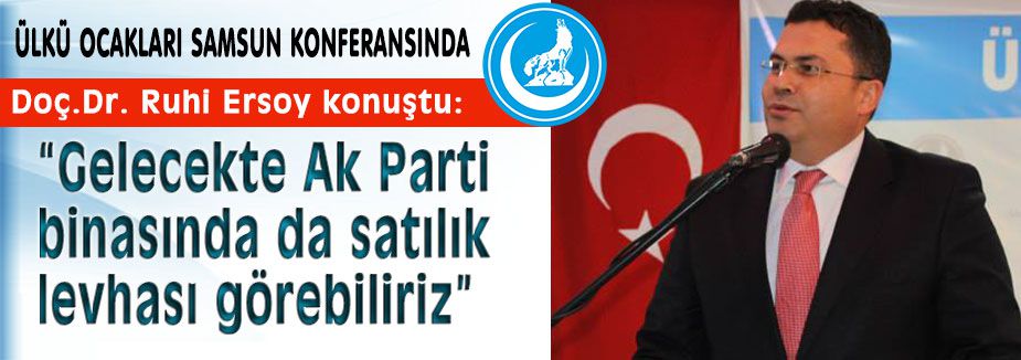 Gelecekte Ak Parti binasında da satılık levhası görebiliriz