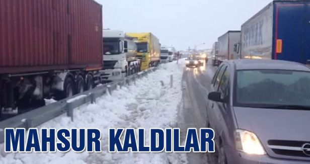Gelenbe’de mahsur kaldılar
