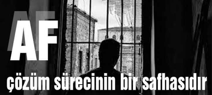 Genel Af “çözüm sürecinin' bir safhasıdır