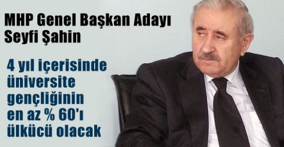 Genel Başkan Adayı Şahin: Öcalan'ı Asacağız