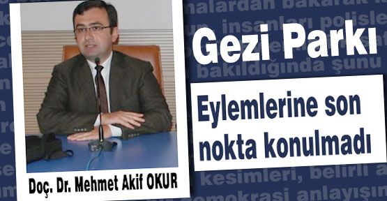 Gezi Parkı’ndan “Yep” yeni Türkiye Çağrısı
