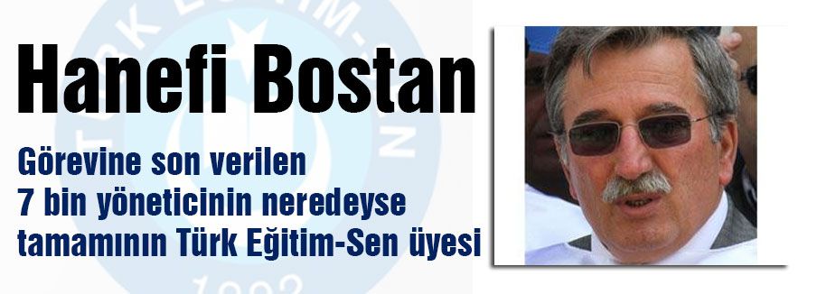 Görevine son verilenler TÜRK EĞİTİM-SEN'LİDİR