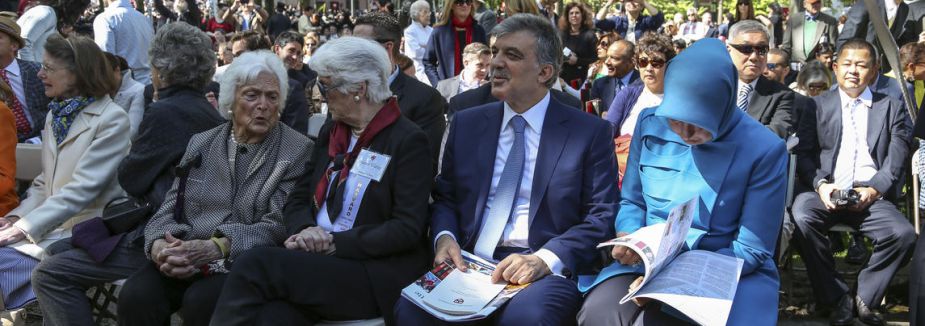 Gül oğlunun mezuniyet törenine katıldı
