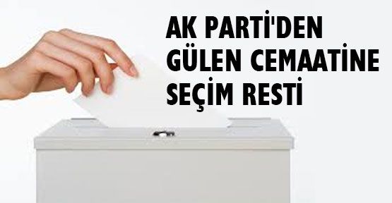 Gülen Cemaatine Seçim Resti