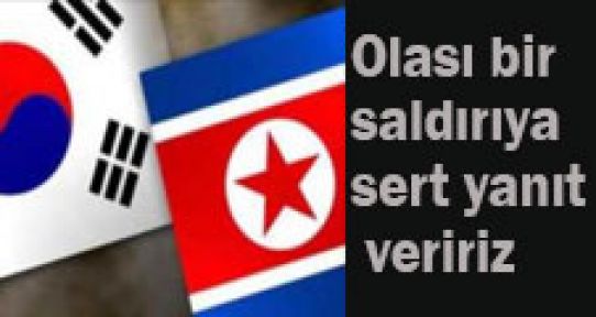 Güney Kore'den Sert Tepki