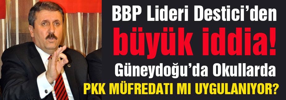 GÜNEYDOĞU'DA PKK MÜFREDATI MI UYGULANIYOR?