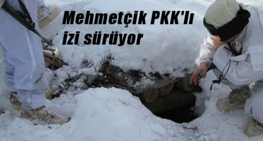 güvenlik güçleri PKK'lı izi sürüyor