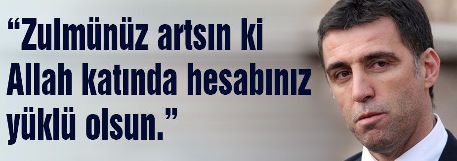 Hakan Şükür'den kanal kapatmaya tepki...