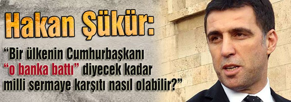 Hakan Şükür:"Bunun akılla izahı yok"