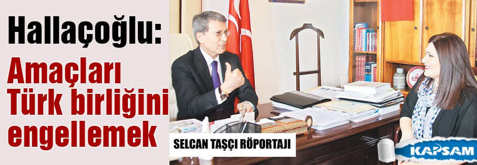 Hallaçoğlu: Amaçları Türk birliğini engellemek