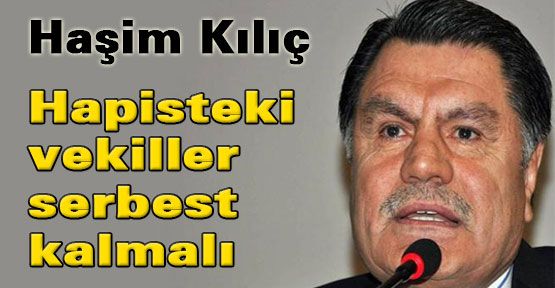 Haşim Kılıç: Vekiller Serbest Kalmalı