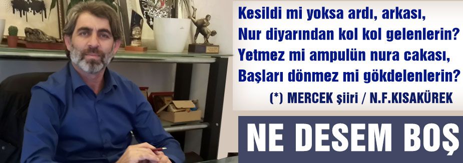 H.BASRİ ARSLAN; 'NE SÖYLESEN BOŞ'
