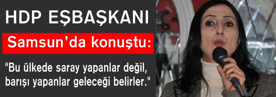 HDP Eş Başkanı Samsun'da Konuştu...