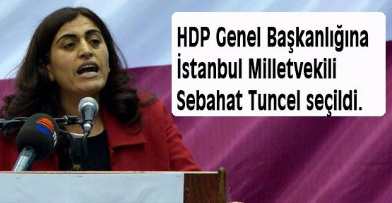 HDP Genel Başkanlığına Sebahat Tuncel seçildi