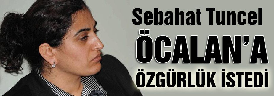 HDP'li Tuncel Öcalan'a özgürlük istedi