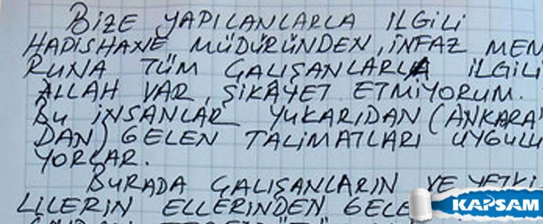 Hidayet Karaca’dan mektup...