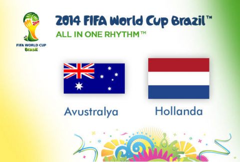 Hollanda Avustralya 3-2