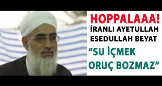 Hoppalaa: Su içmek orucu bozmaz!