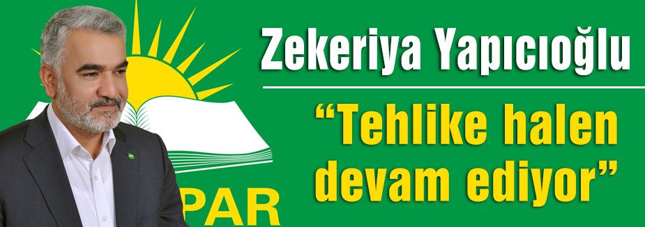 Hüda-Par;'Gerginlik devam ediyor