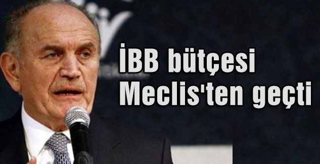 İBB bütçesi Meclis'ten geçti