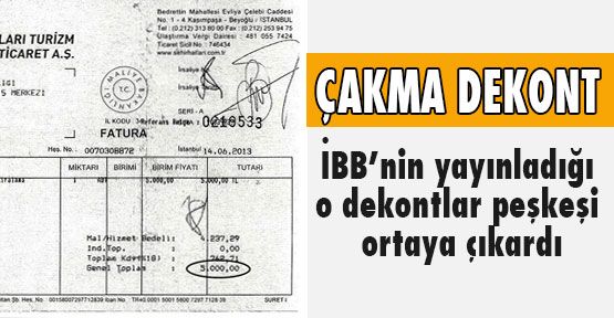 İBB'nin yayınladığı o dekontlar peşkeşi ortaya çıkardı
