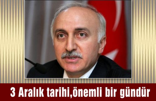İbrahim Şahin Engelliler gününü kutladı