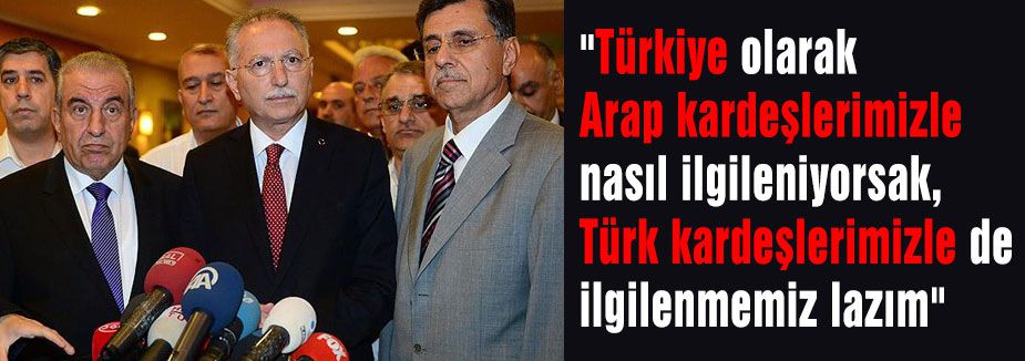 İhsanoğlu, Irak'lı Türkmenler ile görüştü