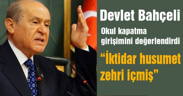 'İktidar husumet zehri içmiş'