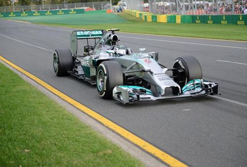 İlk cep Rosberg'in