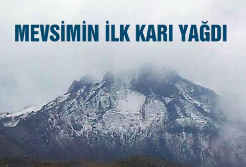 İlk kar yağdı