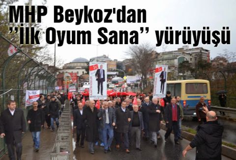 ’’İlk Oyum Sana’’ yürüyüşü